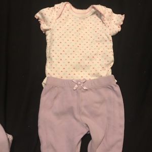 Faded glory short sleeve outfit set